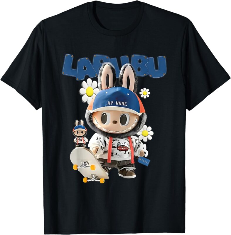 Funny Labubu Lover Cute Labubu Party Men Boy T-Shirt