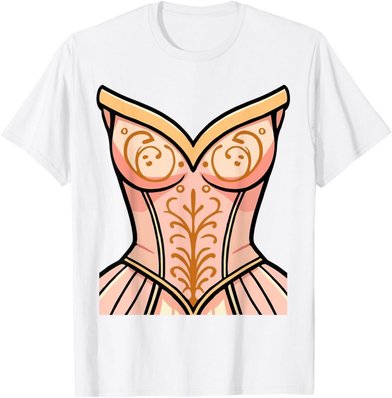 Funny Princess Easy Costume Matching Girls Women T-Shirt