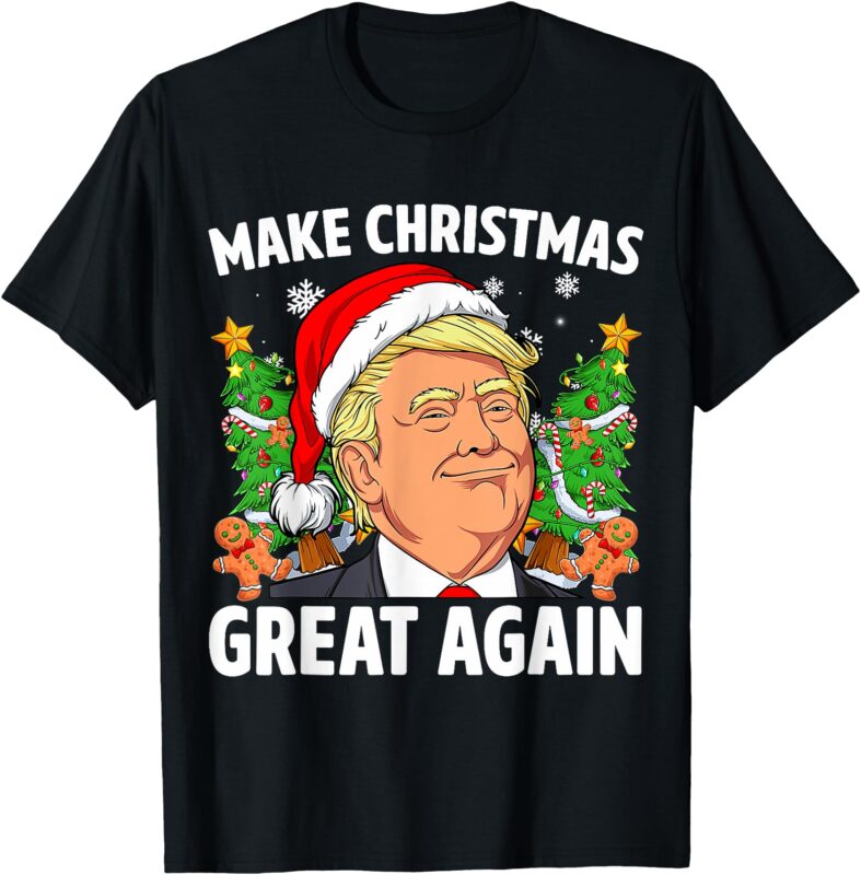 Funny Trump 2024 Make Christmas Great Again T-Shirt