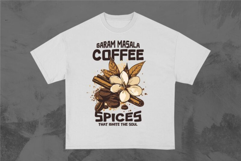Coffee Spice T-Shirt Designs Bundle