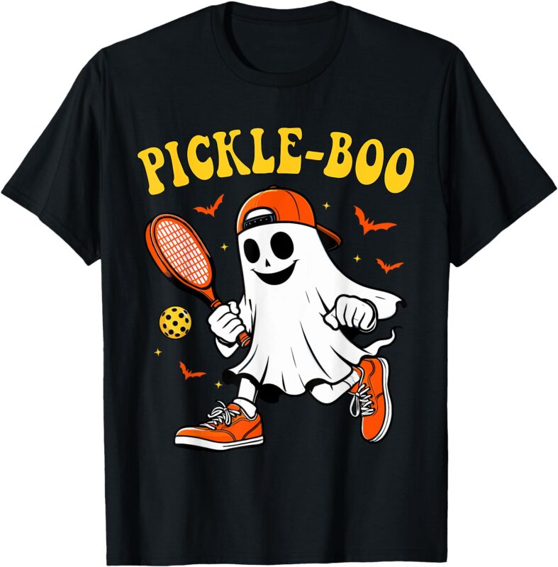 Halloween Pickleball Ghost Pickle-boo Pickleball Halloween T-Shirt