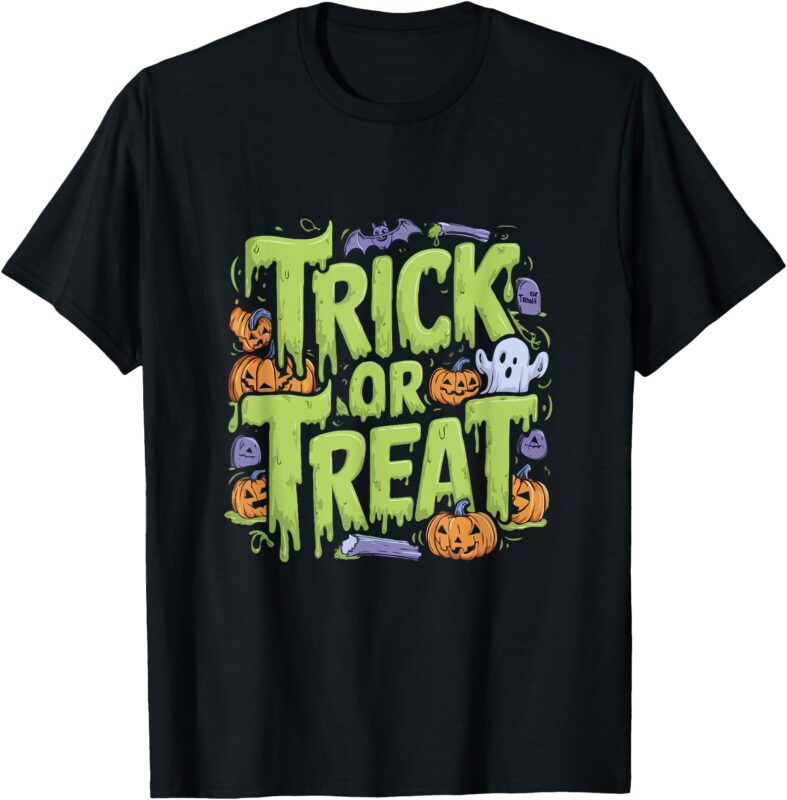 Halloween Pumpkin Trick or Treat spooky Jackolantern T-Shirt