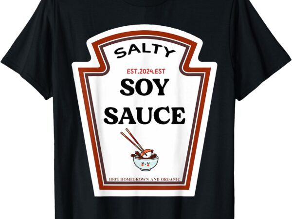 Halloween salty soy sauce family costume tees t-shirt