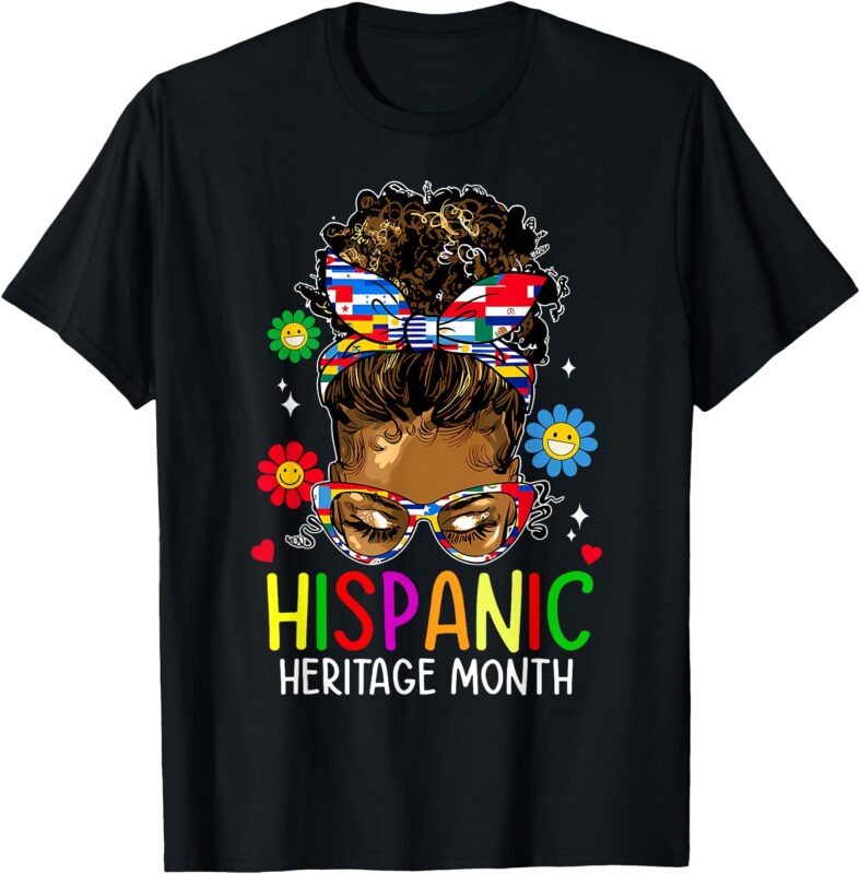 Hispanic Heritage Month Shirt Latin Teacher Women Girls Kids T-Shirt