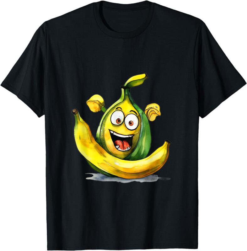 I’m A Crazy Banana Costume Halloween Yellow Funny T-Shirt