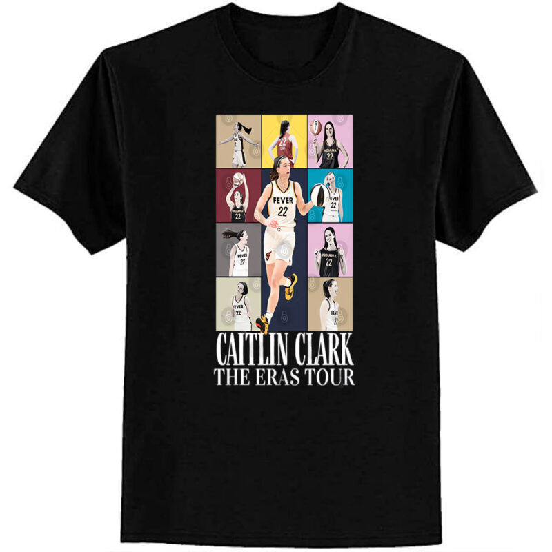 Indiana Caitlin Clark The Eras Tour Women Basketball T-Shirt