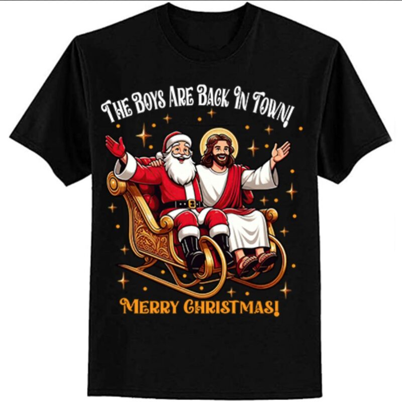 Jesus And Santa Claus The Boys Are Back In A Town ltsp