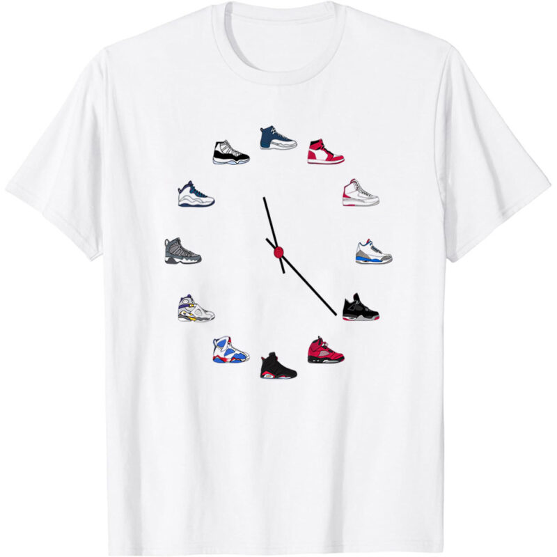 Jordan Sneaker Clock T-Shirt