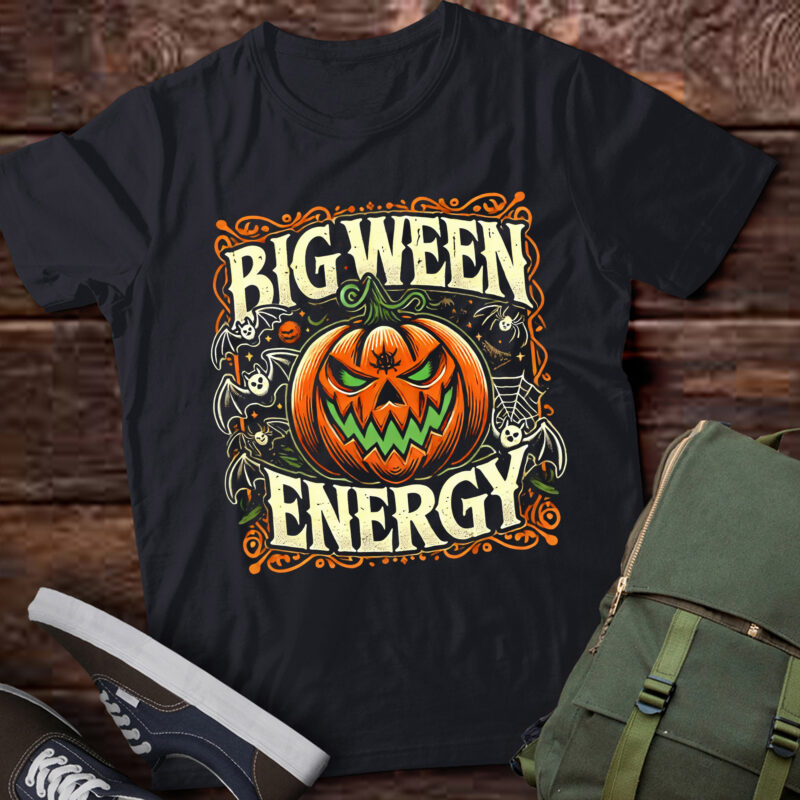 LT474 Big Ween Energy Happy Halloween Gifts