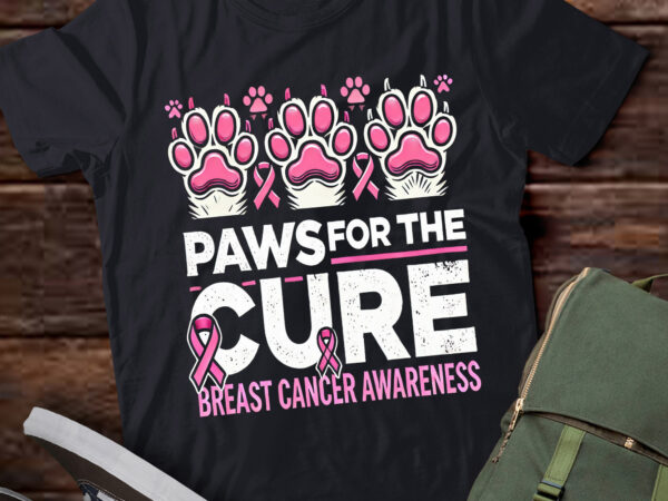 Lt494 paws for the cure pink ribbon breast cancer awareness t shirt vector graphic Lt494 paws for the cure pink ribbon breast cancer awareness t shirt vector graphic
