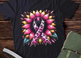 LT502 Sunflower Pink Breast Cancer Awareness flower Lover