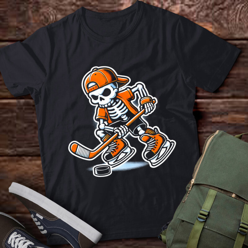 LT510 Skeleton Ice Hockey Halloween Costume Men Boys