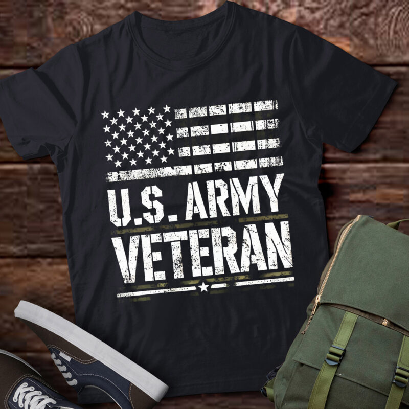 LT555 Army Veteran Great USA Camouflage Veteran Day
