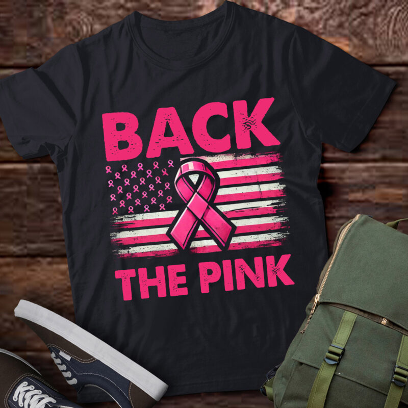 LT572 Back The Pink Breast Cancer Awareness Women Men
