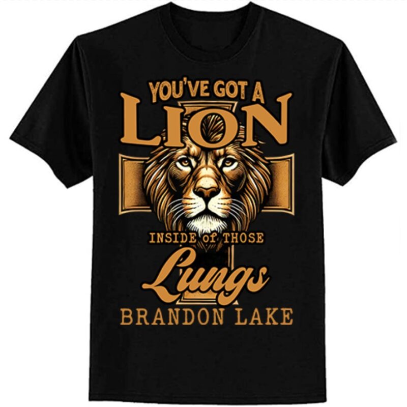 Let Your Lion Out Brandon Lake Merch Praise Jesus T-Shirt ltsp