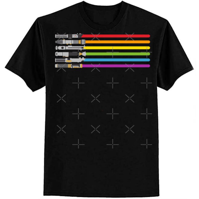Lightsaber Rainbow Classic T-Shirt
