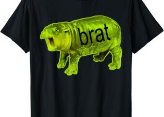 Moo Deng Brat Shirt Cute Baby Hippo T-Shirt