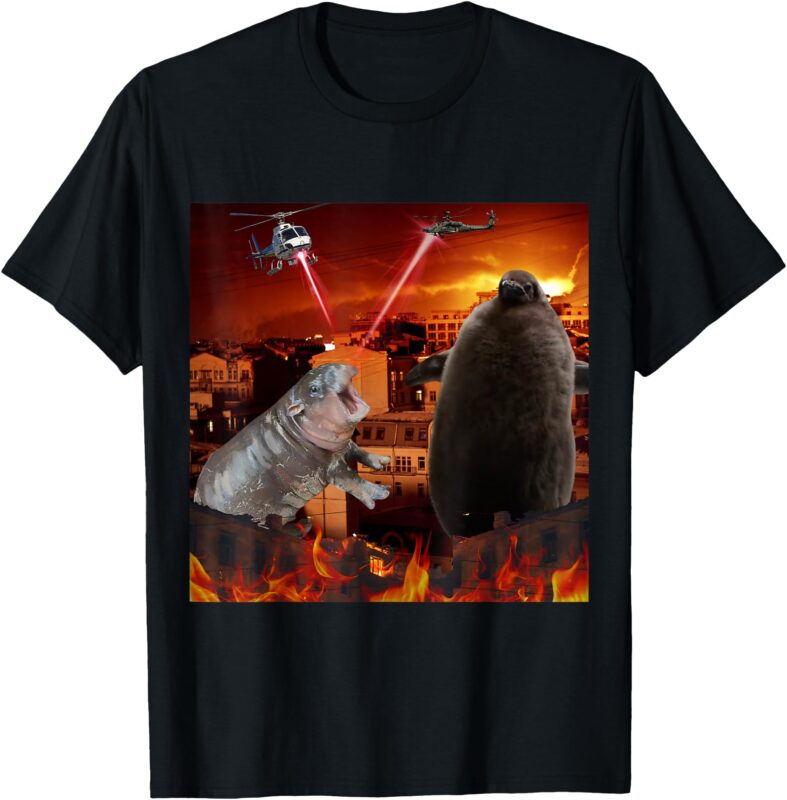 Moo Deng and Pesto Battle T-Shirt