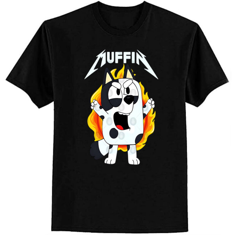 Muffin Bluey Metal T-Shirt