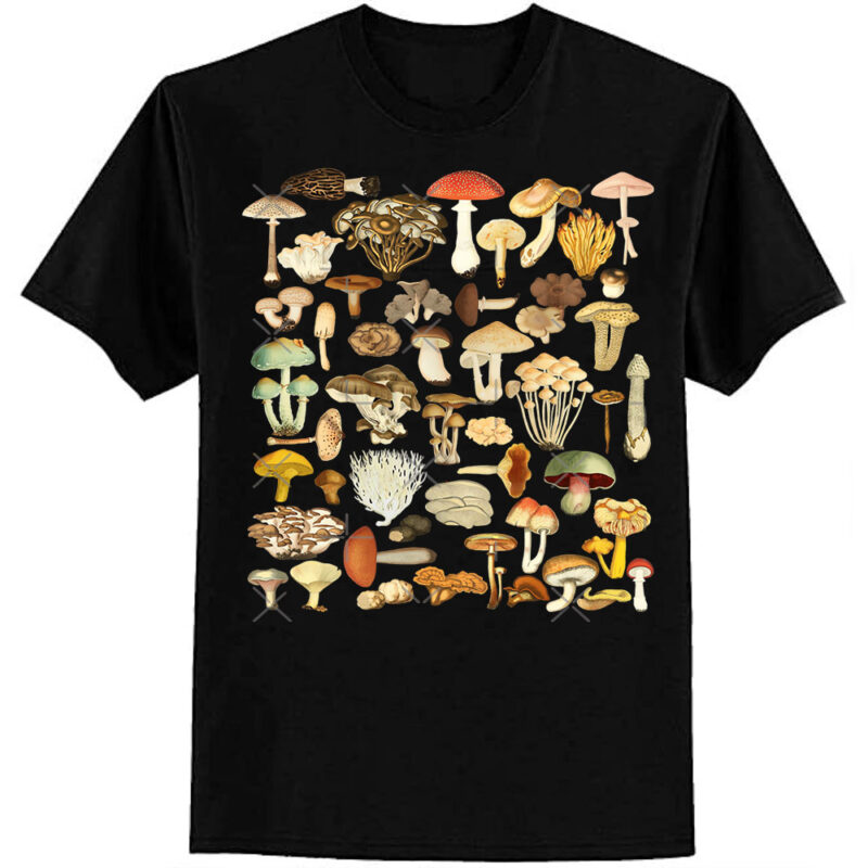 Mushroom Lover Botanical Fungi Plants Morel Psychedelic Mushroom Forager Mushroom Gift Classic T-Shirt