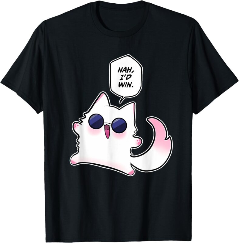 Nah I’d Win Gojo Cat Meme T-Shirt