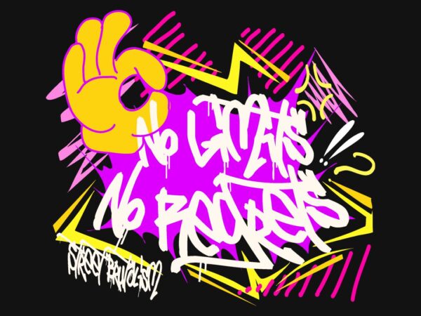 No limits, no regrets graffiti t-shirt design No limits, no regrets graffiti t-shirt design