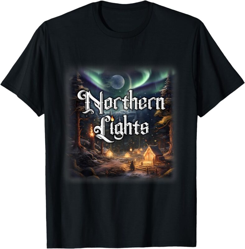 Northern Lights Wreath T-Shirt