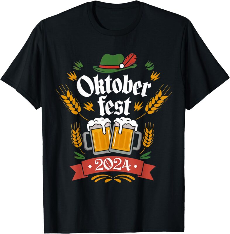 Oktoberfest 2024 Funny Oktoberfest 2024 Costume Men Women T-Shirt