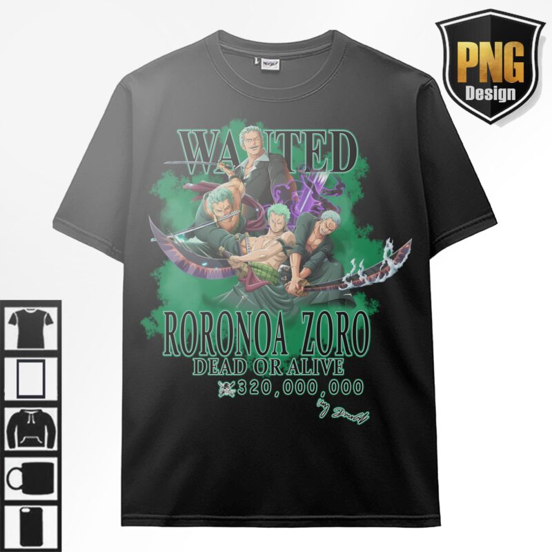 One Piece Bundle 20 Design PNG Monkey D Luffy Zoro Doffy Pirate King Japanese Style Anime For TShirt Poster Manga