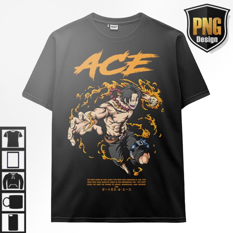 20 One Piece Bundle Design PNG Monkey D Luffy Zoro Doffy Pirate King Japanese Style Anime For TShirt Poster Manga