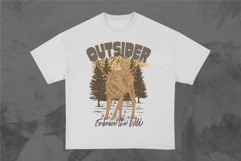 Bushcraft Survival Camp T-Shirt Designs Bundle