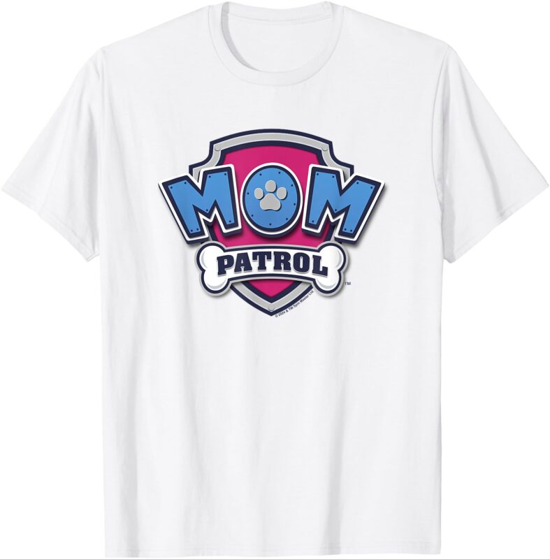 PAW Patrol Mother’s Day Mom Patrol Badge T-Shirt