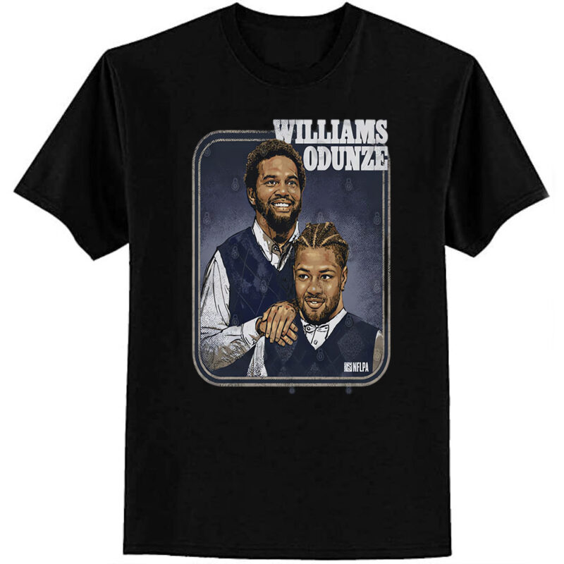 Caleb Williams & Rome Odunze Chicago Step Brothers T-Shirt