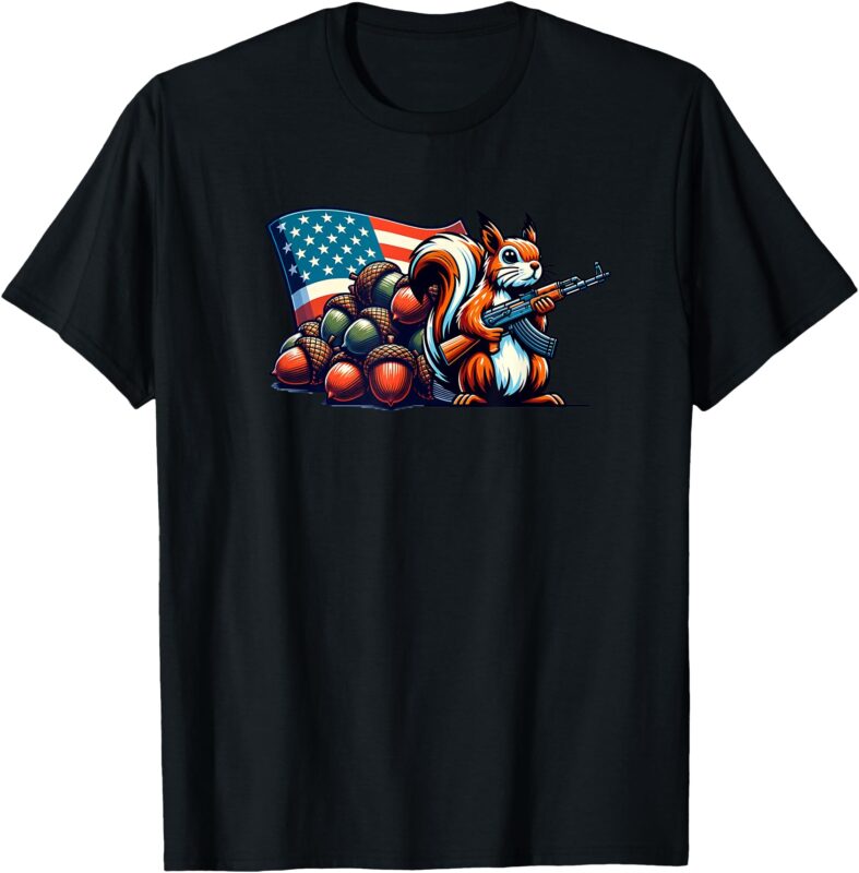 Protect Your Nuts & the 2nd Amendment – Squirrel T-Shirt