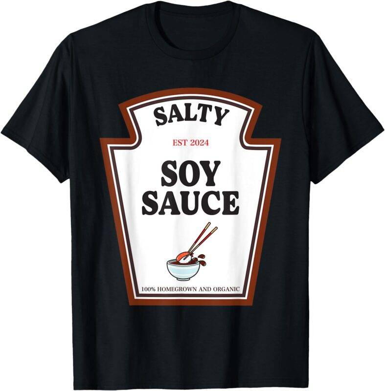 Salty Soy Sauce Condiment Costume Party Matching T-Shirt