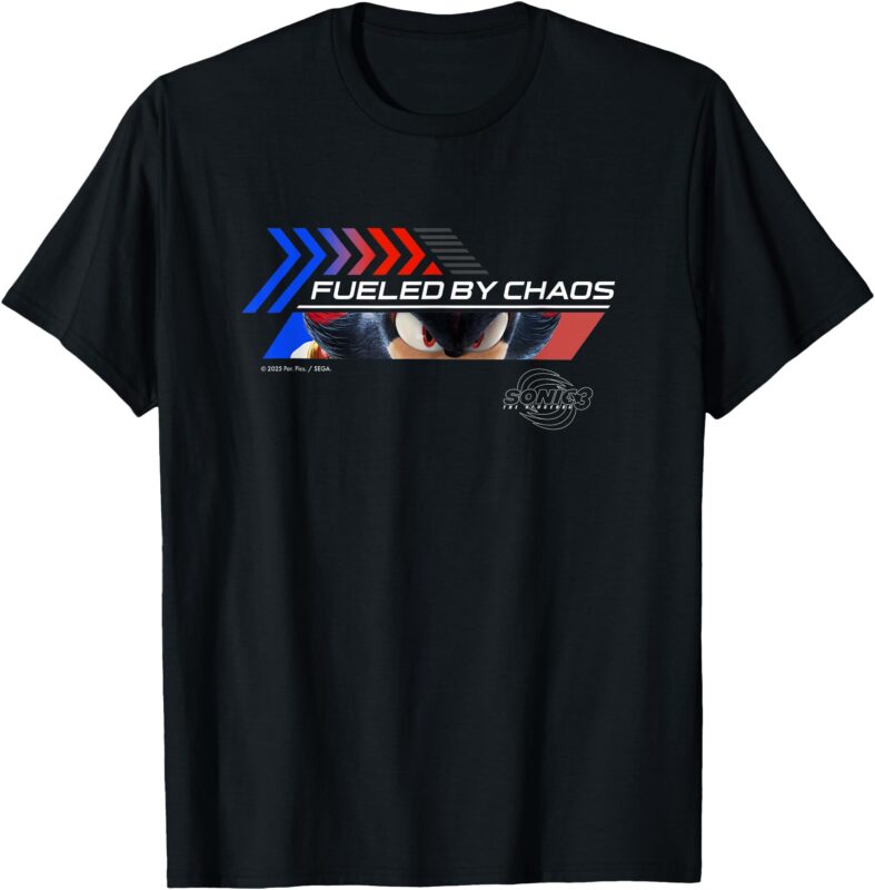 Sonic the Hedgehog 3 – Shadow _Fueled by Chaos_ T-Shirt