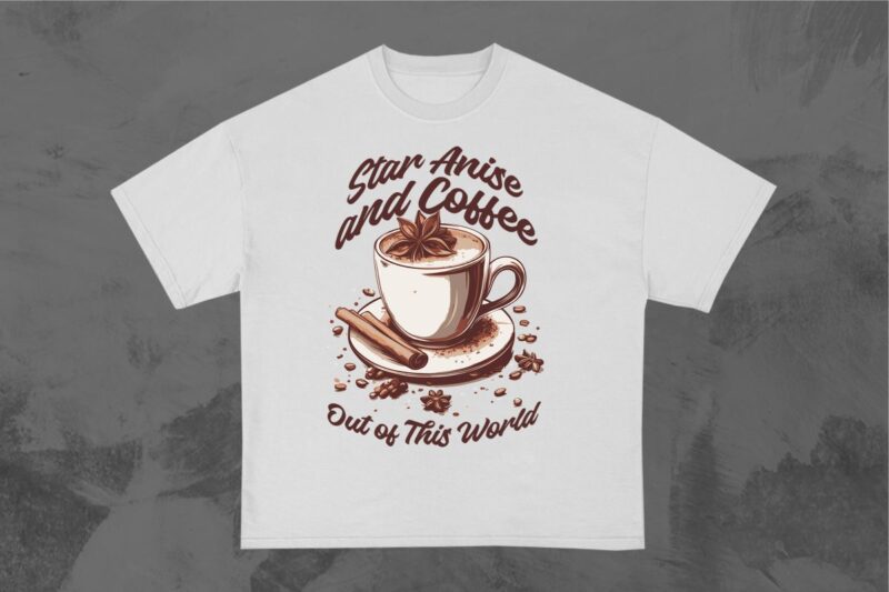 Coffee Spice T-Shirt Designs Bundle