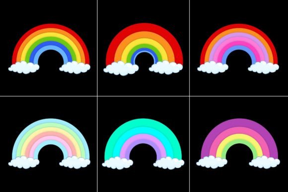 Sunset Colorful T-Shirt Graphic Bundle