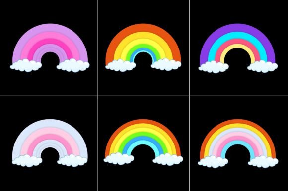 Sunset Colorful T-Shirt Graphic Bundle