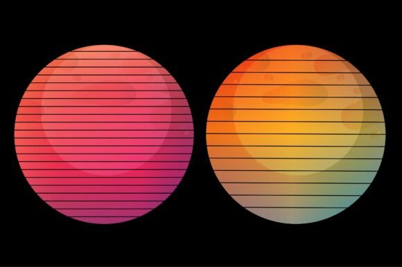 Sunset Gradient Background Bundle