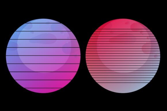 Sunset Gradient Background Bundle