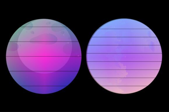 Sunset Gradient Background Bundle