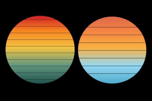 Sunset Gradient Background Bundle