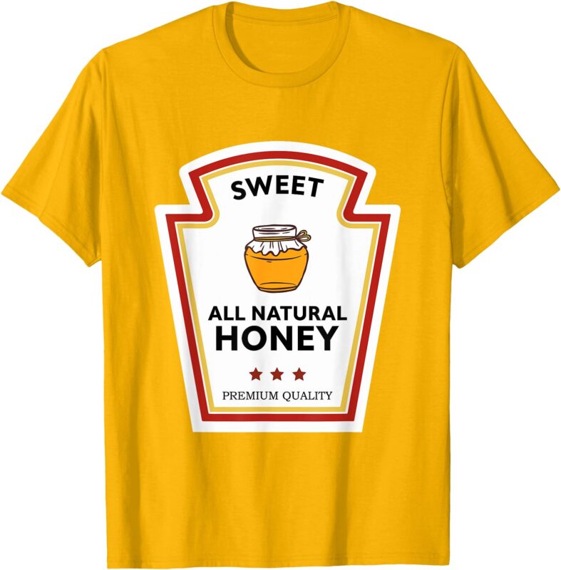 Sweet All Natural Honey Condiment Group Costume T-Shirt
