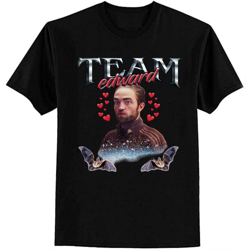 Team Edward Twilight Cursed Fan Collage Classic T-Shirt