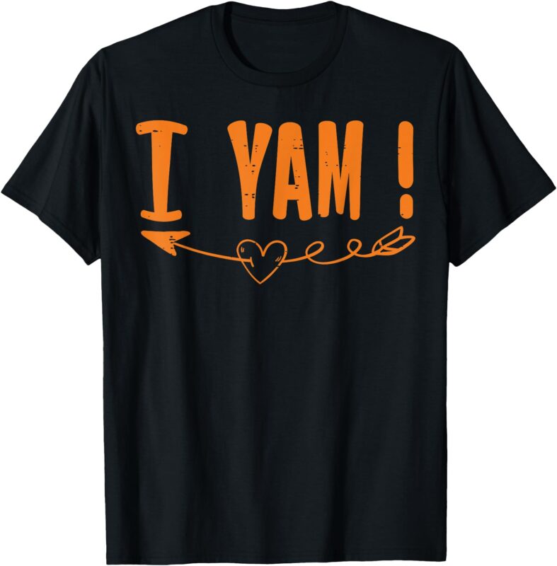 Thanksgiving Matching Couple She’s My Sweet Potato I Yam T-Shirt