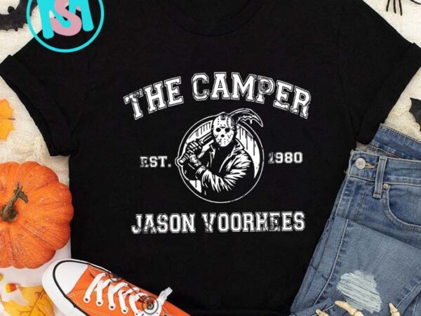 The camper est 1980 jason voorhees svg, happy halloween’s day svg t shirt designs for sale The camper est 1980 jason voorhees svg, happy halloween’s day svg t shirt designs for sale