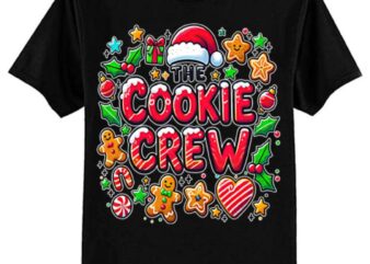 The Cookie Crew Christmas Baking Cookie Lover Kids Women T-Shirt ltsp