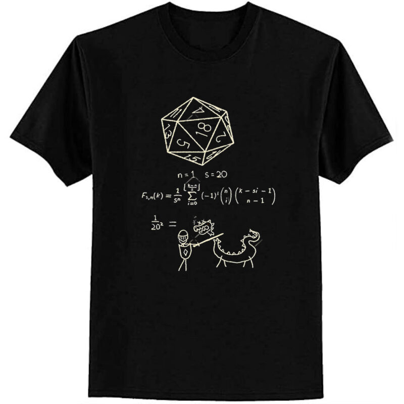 The science of 20 sided dice. Tri-blend T-Shirt