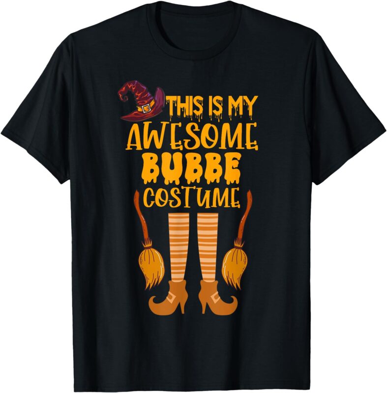 This is my Awesome Halloween Bubbe Costume Funny Grandma T-Shirt